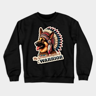 German Shepherd Indian Crewneck Sweatshirt